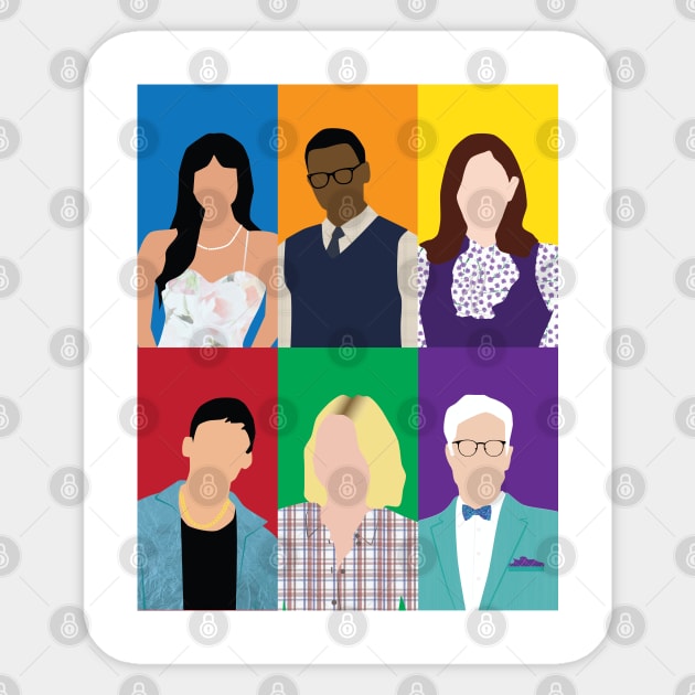 The good place Sticker by ehaverstick